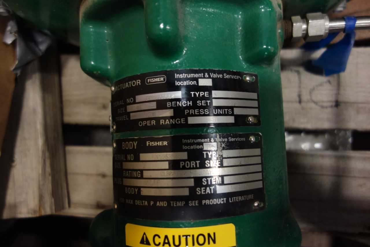 FISHER 2 IN CONTROL VALVE ACTUATOR 667 WITH PNEUMATIC CONTROLLER - VALVES