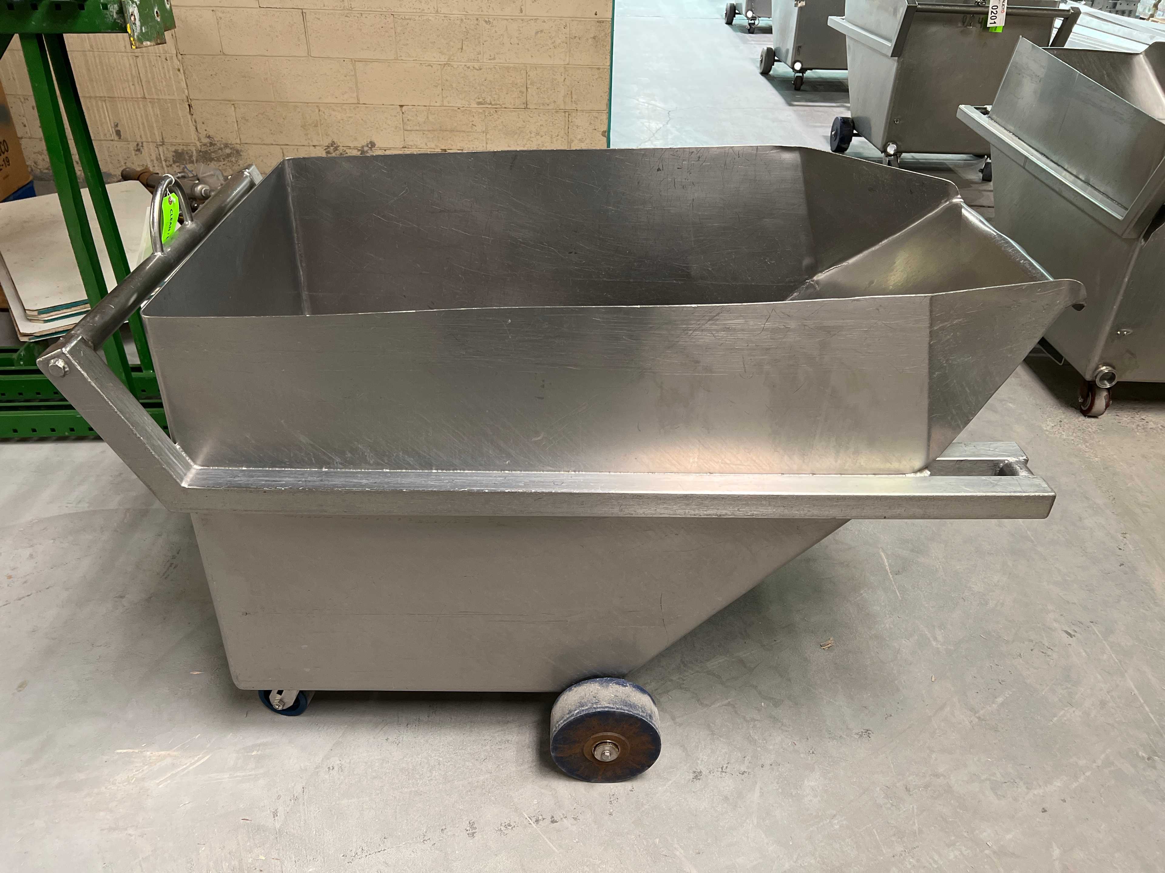 Stainless Steel Dump Cart Hopper