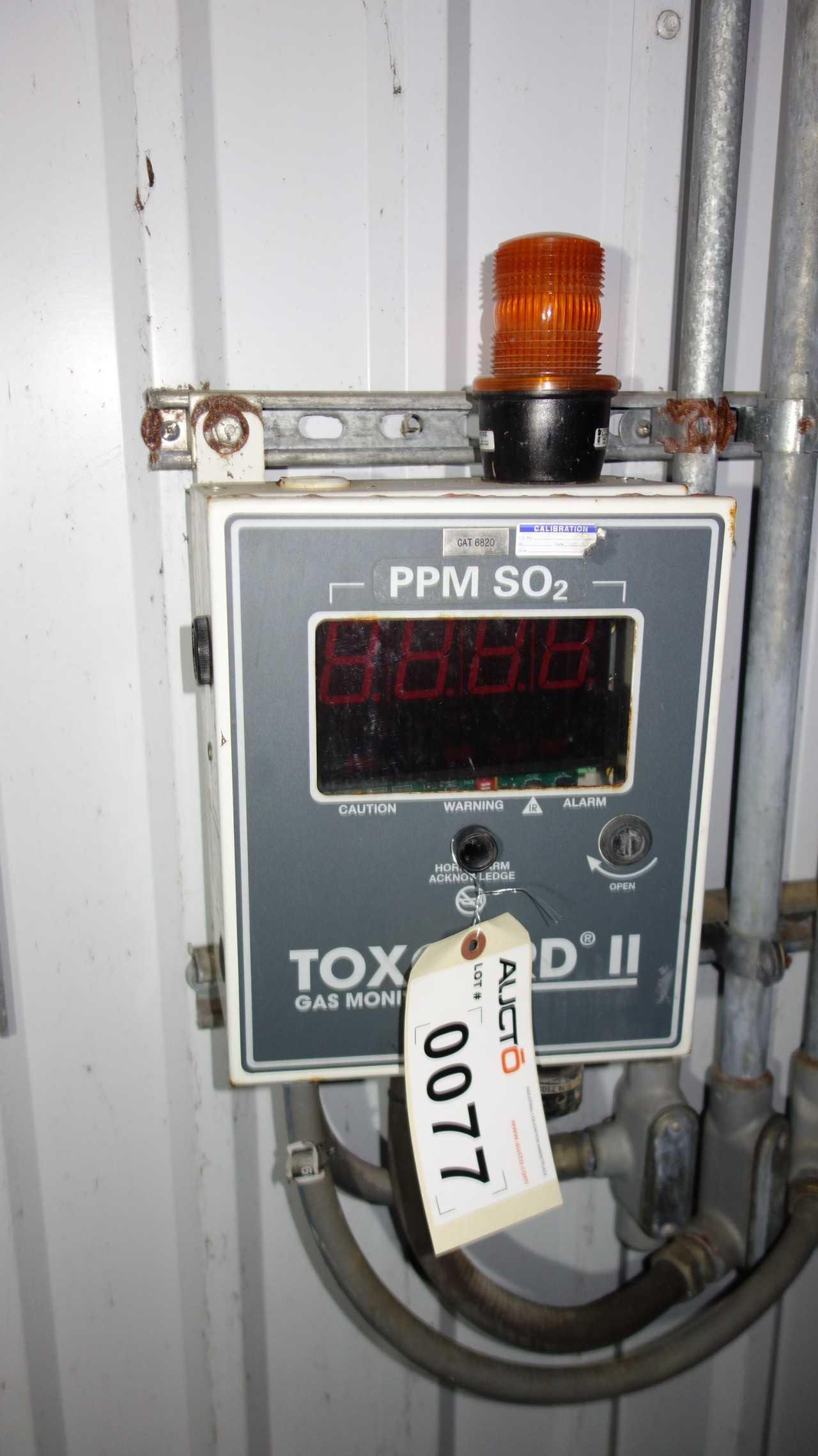 MSA TOXGARD II PPM SO₂ GAS MONITOR PANEL 120 V-AC - LAB & SCIENTIFIC