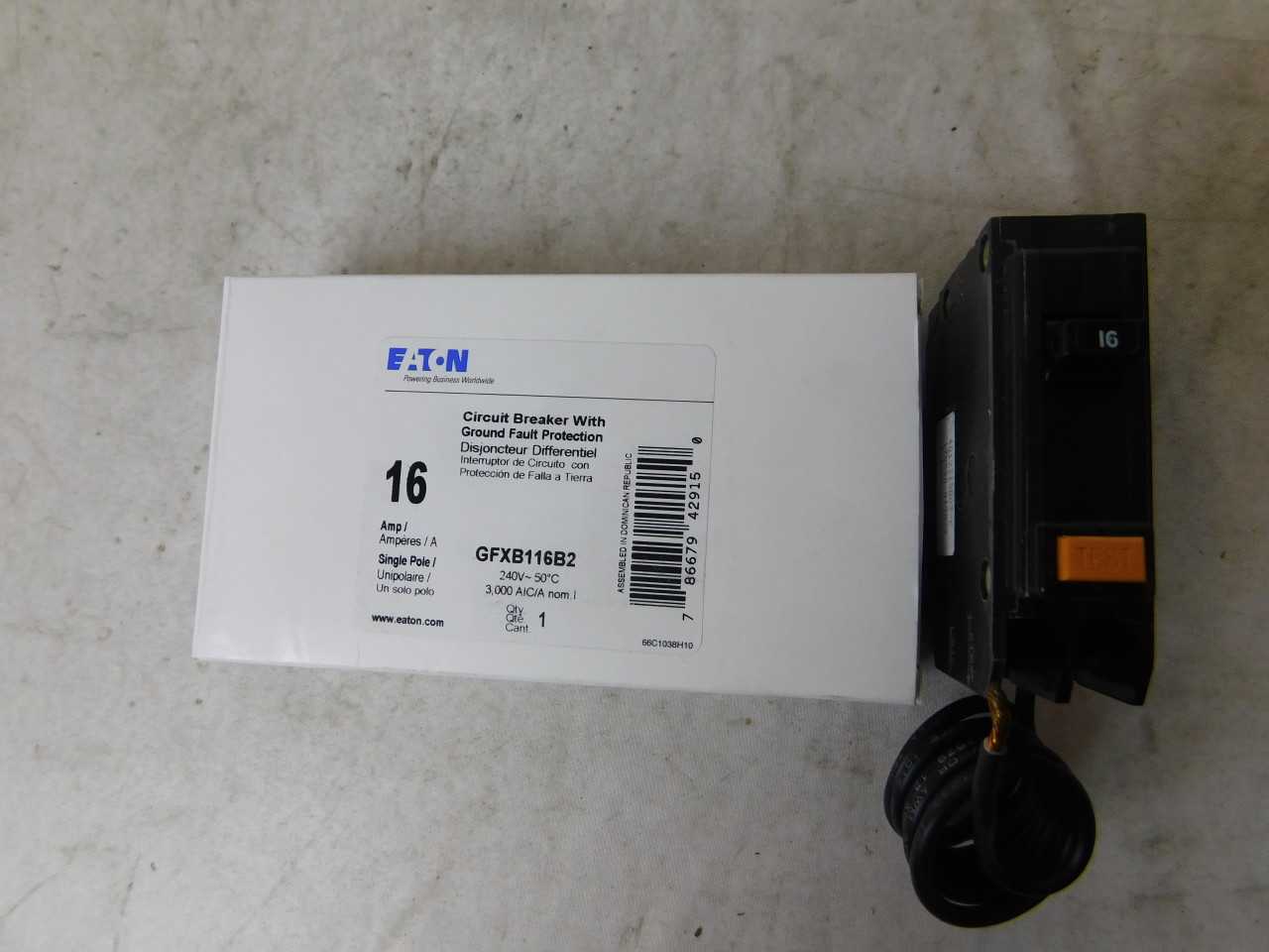 Quantity of 3x Assorted MCB/Residential Circuit Breakers - CIRCUIT BREAKERS