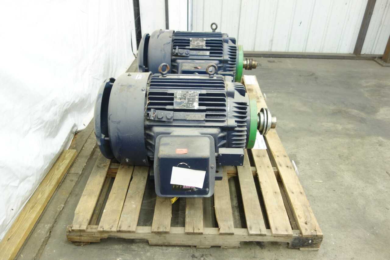 LOT OF 2 MARATHON HVA 405TSTFS14507ANW SEVERE DUTY MOTORS - MACHINING ACCESSORIES & TOOLING