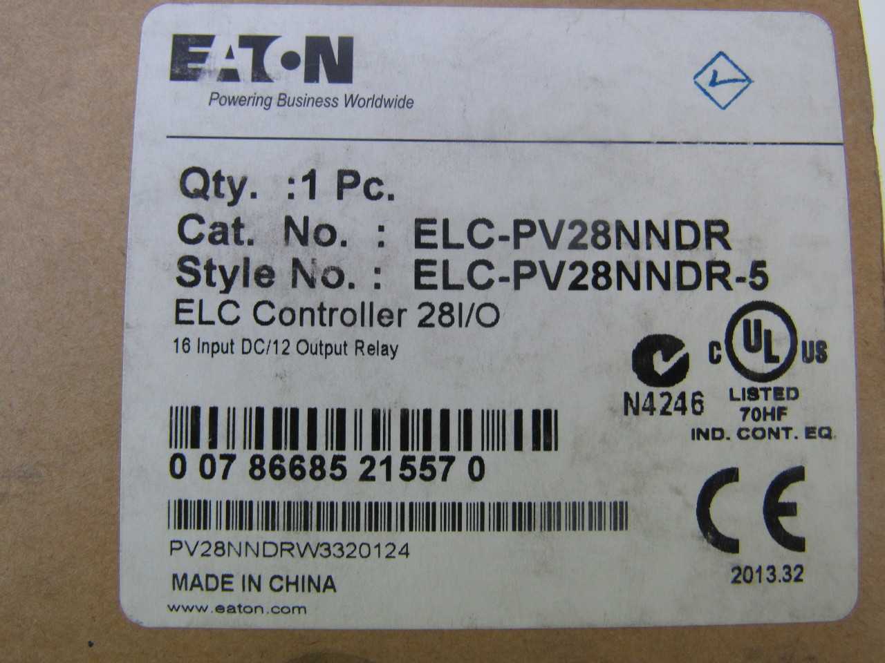 Quantity of 4x ELC-PV28NNDR PLC/Process Logic Controllers - AUTOMATION & CONTROLS