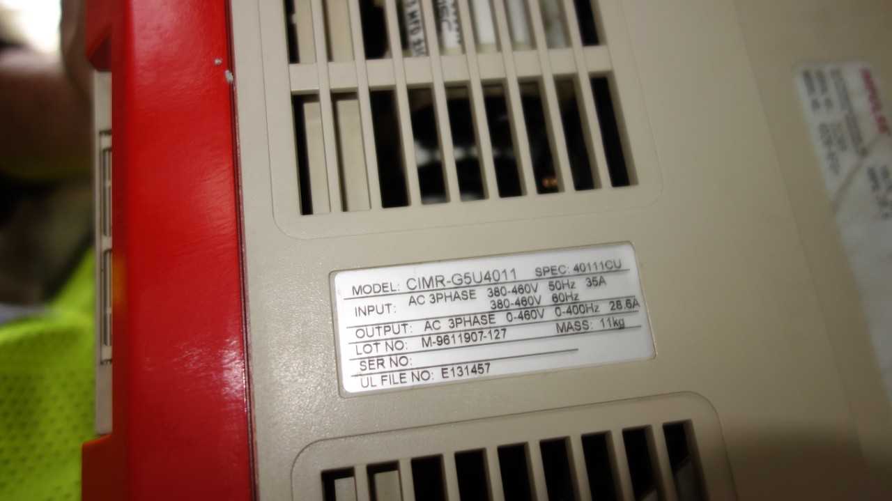 ELECTROMOTIVE CIMR-G5U4011 IMPULSE G+ DRIVE - MOTOR DRIVES