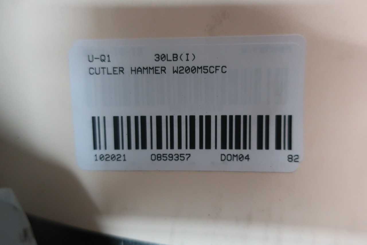 CUTLER HAMMER W200M5CFC SIZE 5 STARTER 200HP - MOTOR STARTERS