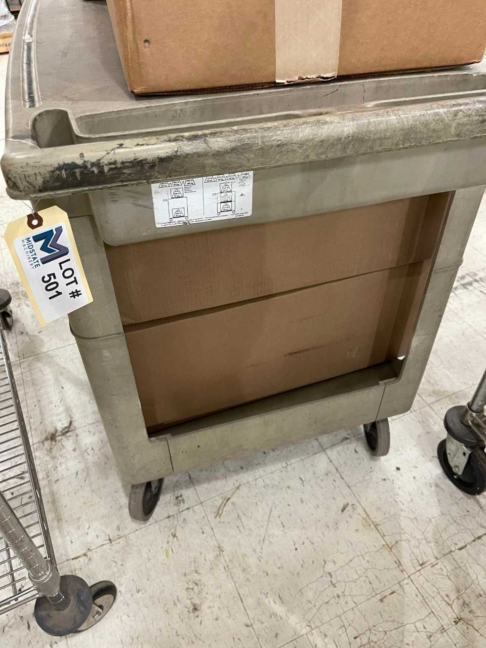 Plastic Rolling Cart No Contents - ROLLING CARTS