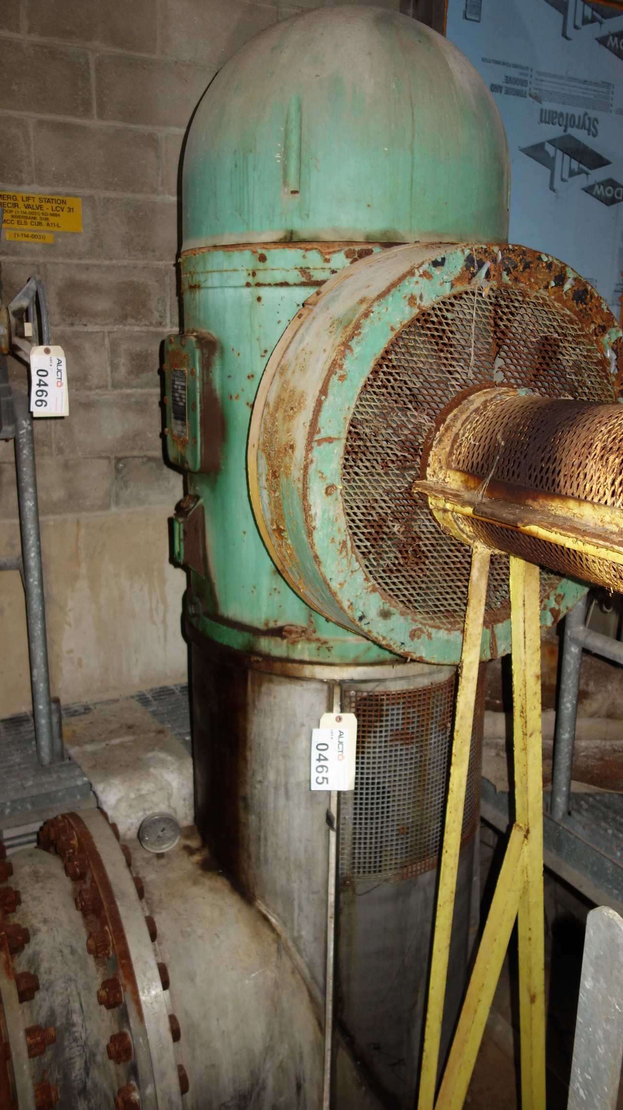 JOHNSTON PUMP VERTICAL CENTRIFUGAL PUMP MOTOR - CENTRIFUGAL PUMP