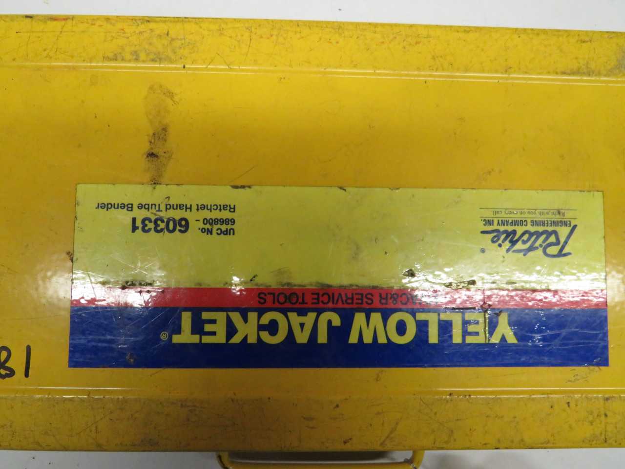 RITCHIE YELLOW JACKET 60331 RATCHET HAND TUBE BENDER - ELECTRIC POWER TOOLS