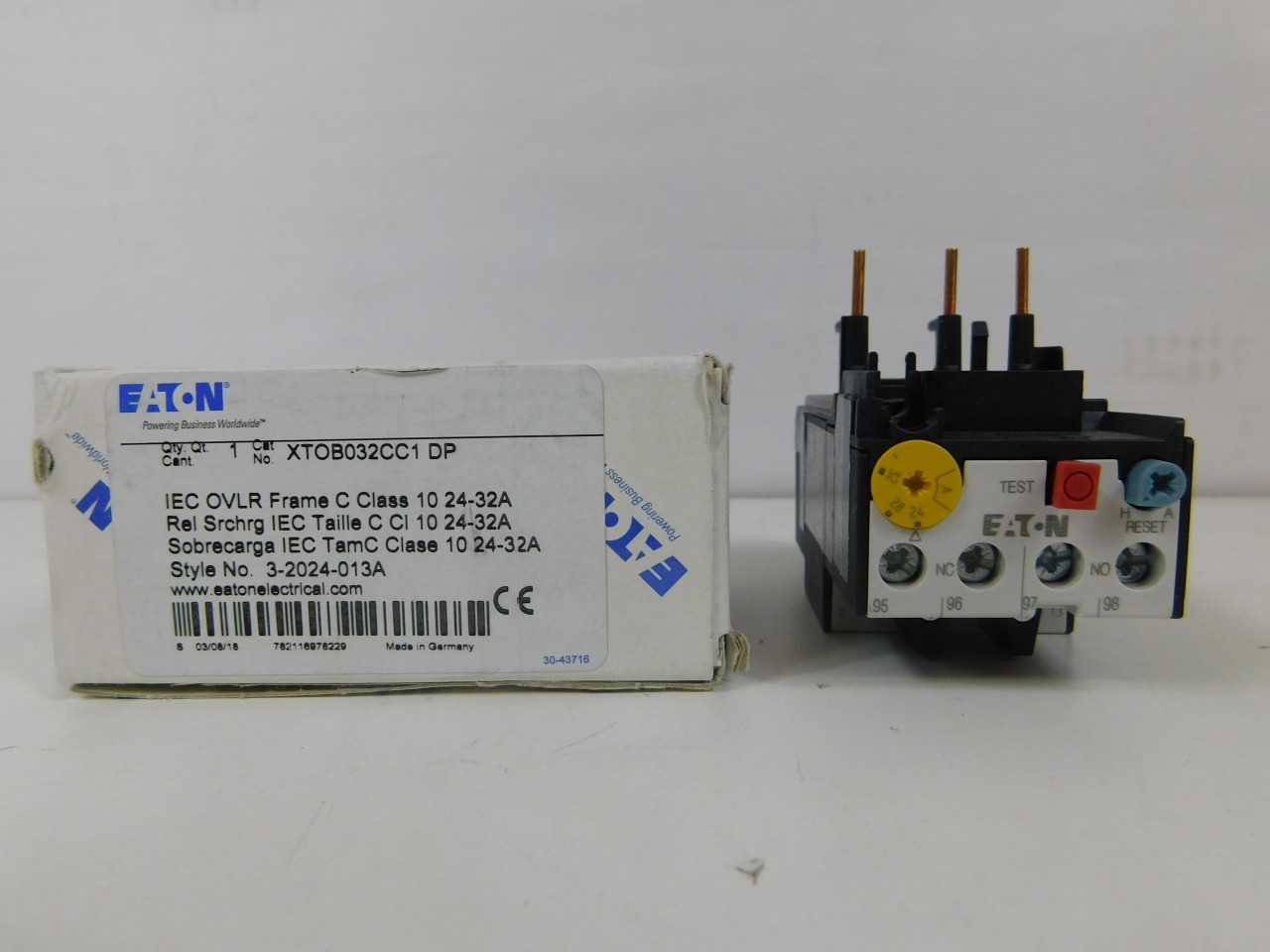 Quantity of 29x XTOB032CC1 Relays - ELECTRICAL COMPONENTS