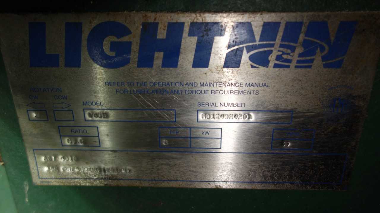 LIGHTNIN Y403 3HP 38.8:1 MOTOR MIXER DRIVE - ELECTRIC MOTORS