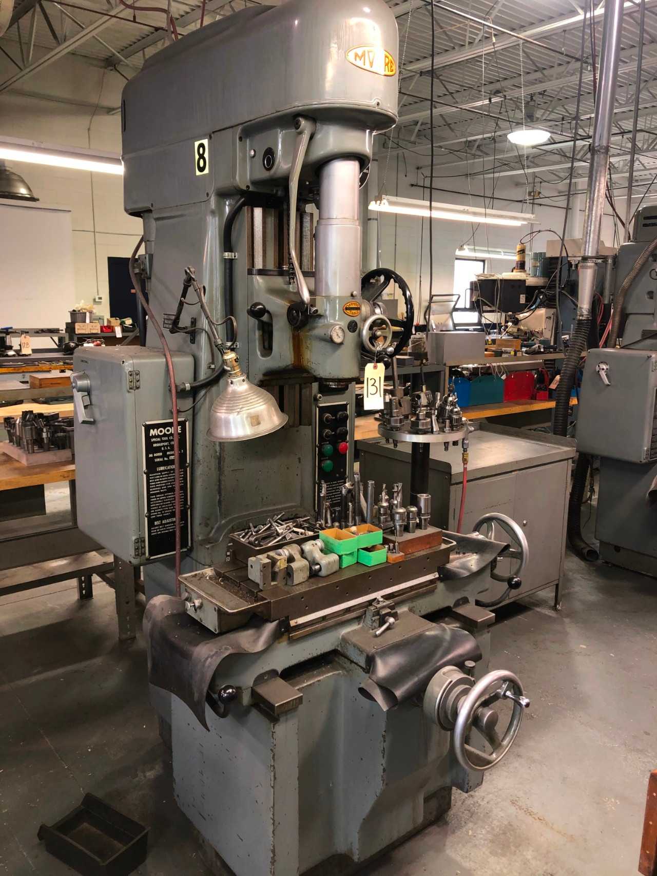 Moore Jig Borer with Tooling - MACHINING ACCESSORIES & TOOLING