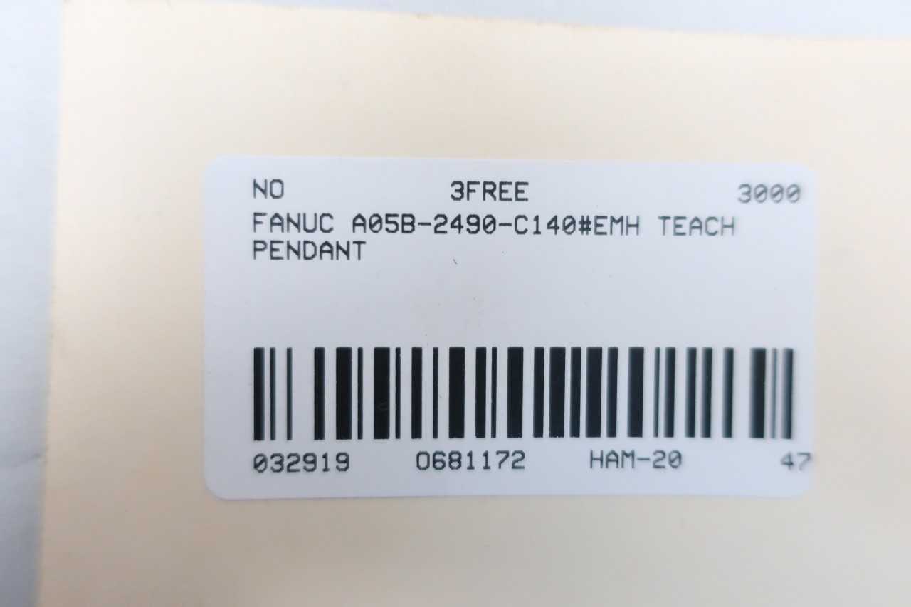 FANUC A05B-2490-C140#EMH TEACH PENDANT - INDUSTRIAL ROBOTS