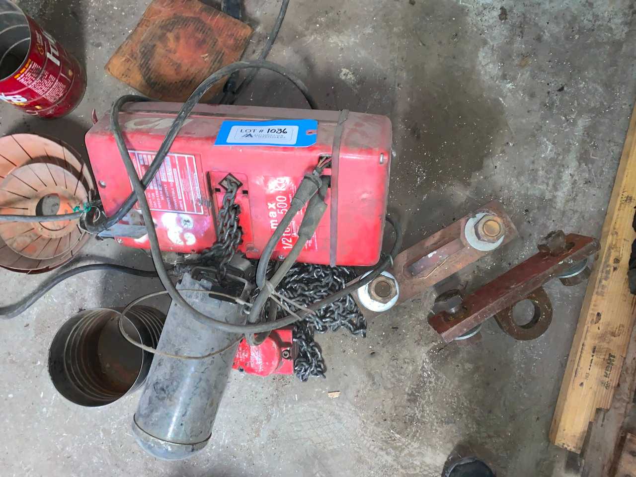 1/2 Ton Electric Chain Hoist - INDUSTRIAL PARTS