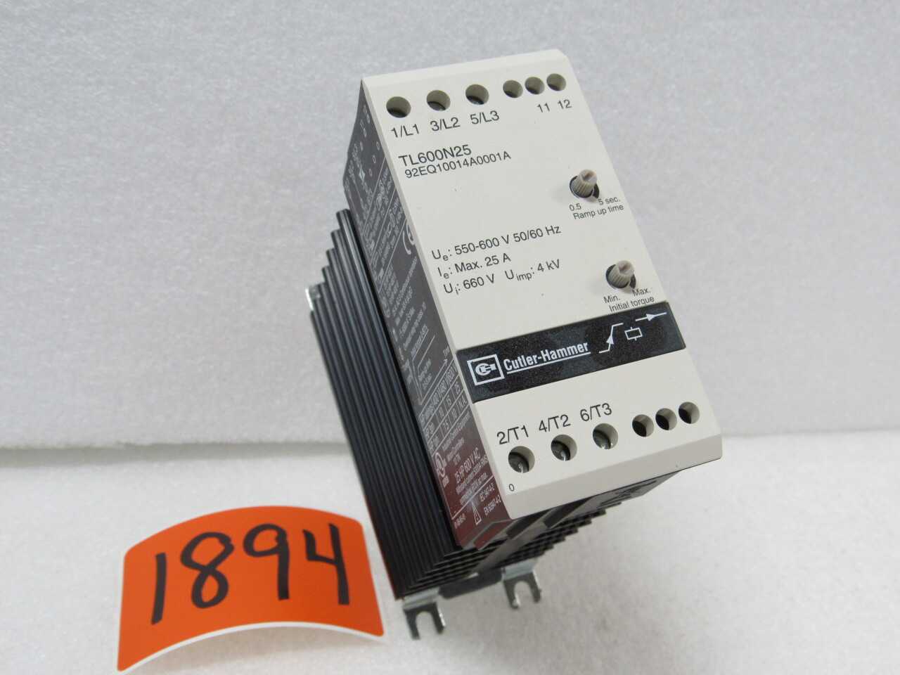 Cutler Hammer Starting Torque Limiter - SWITCHGEAR