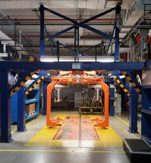Overhead Conveyor Co. Above Ground Clam Shell #1 - Marriage Lift System (in ground lift not included) - CONVEYORS