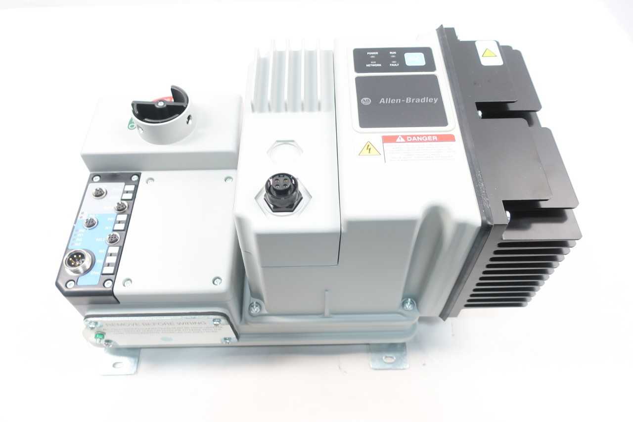 ALLEN BRADLEY 284D-FHD6P0Z-25-CR ARMORSTART 24V-DC 480V-AC 3HP AC VFD DRIVE - MOTOR DRIVES