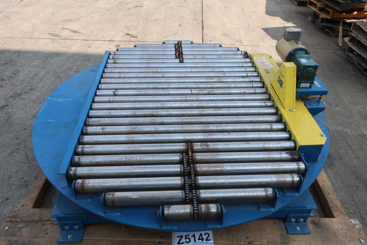 PNEUMATICALLY OPERATED 90DEG CONVEYOR TURNTABLE - CONVEYORS