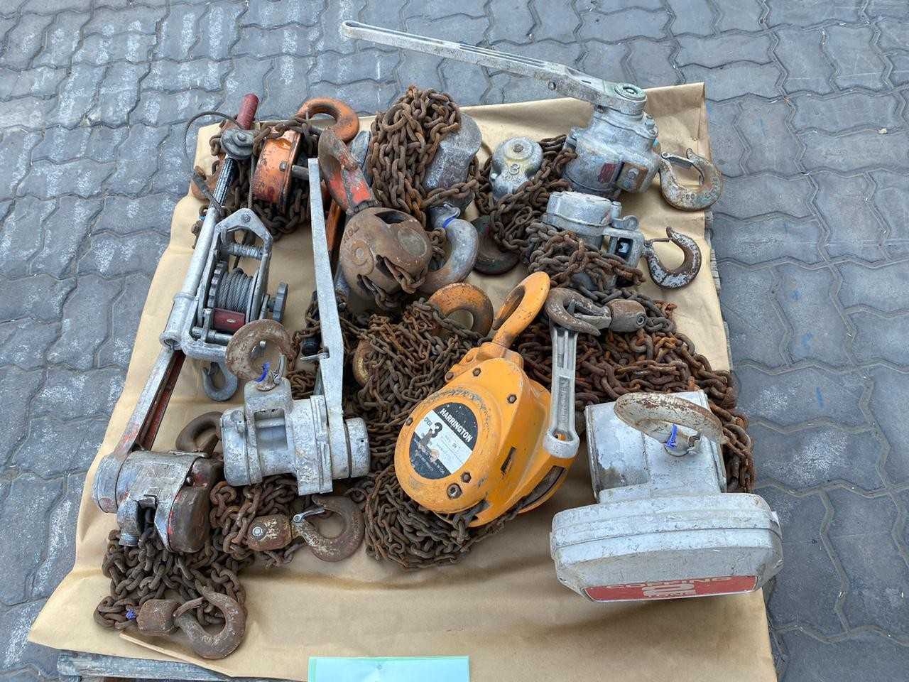 PALLET OF ASSORTED CHAIN HOIST - LIFTING EQUIPMENT