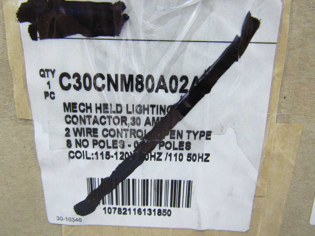 1x Eaton C30CNM80A02A Lighting Contactor - CONTACTORS