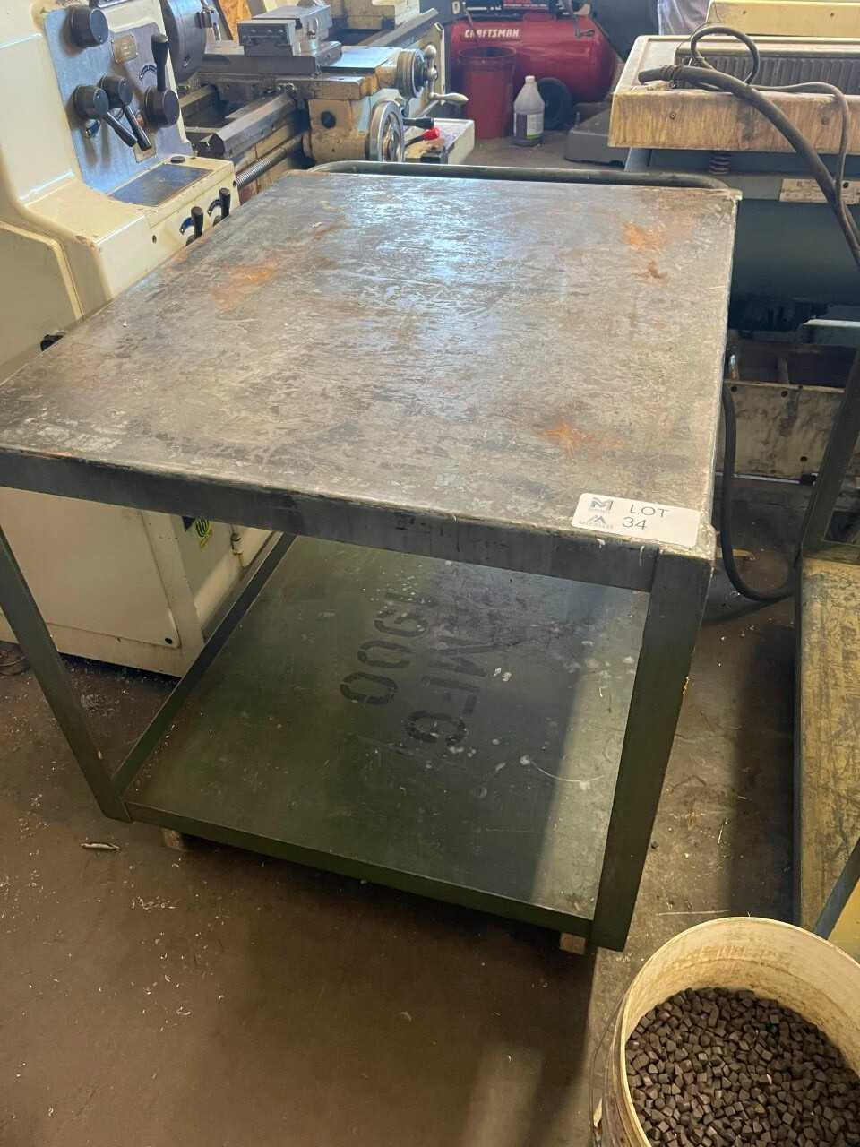 Rolling Metal Cart 31"x36"x33" - ROLLING CARTS