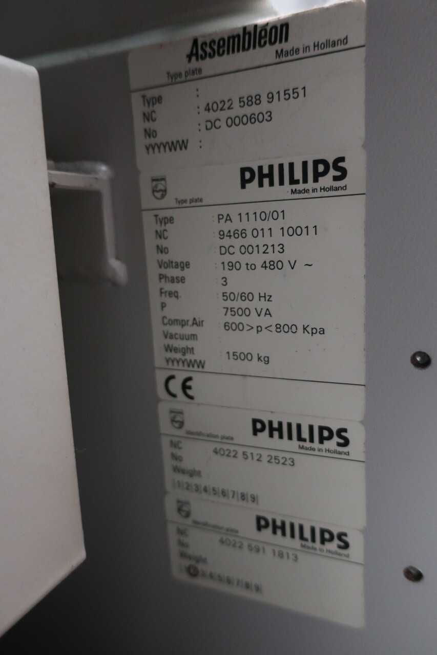 PHILIPS FAST COMPONENT MOUNTER II ASSEMBLY - INDUSTRIAL PARTS