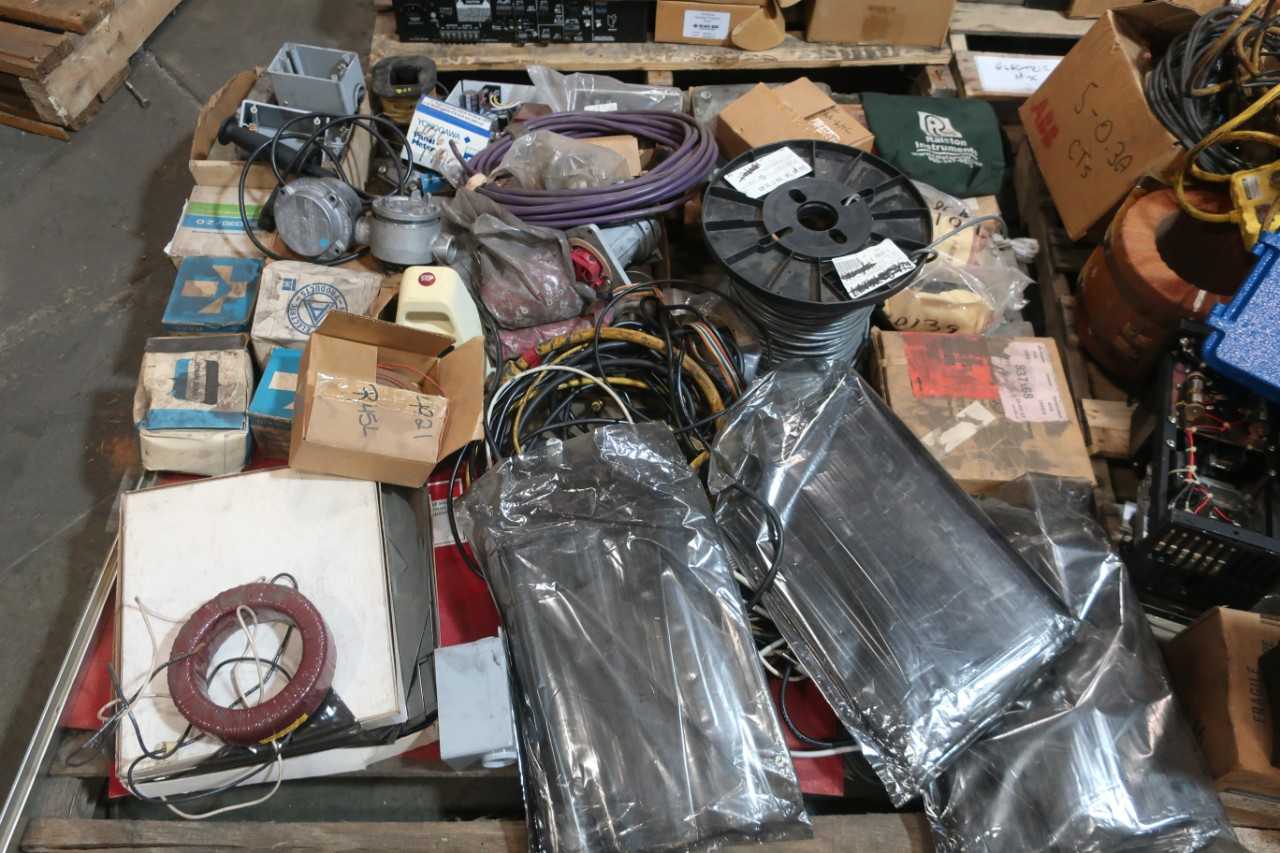 4 PALLETS OF ASSORTED ELECTRICAL EQUIPMENT - MISCELLANEOUS