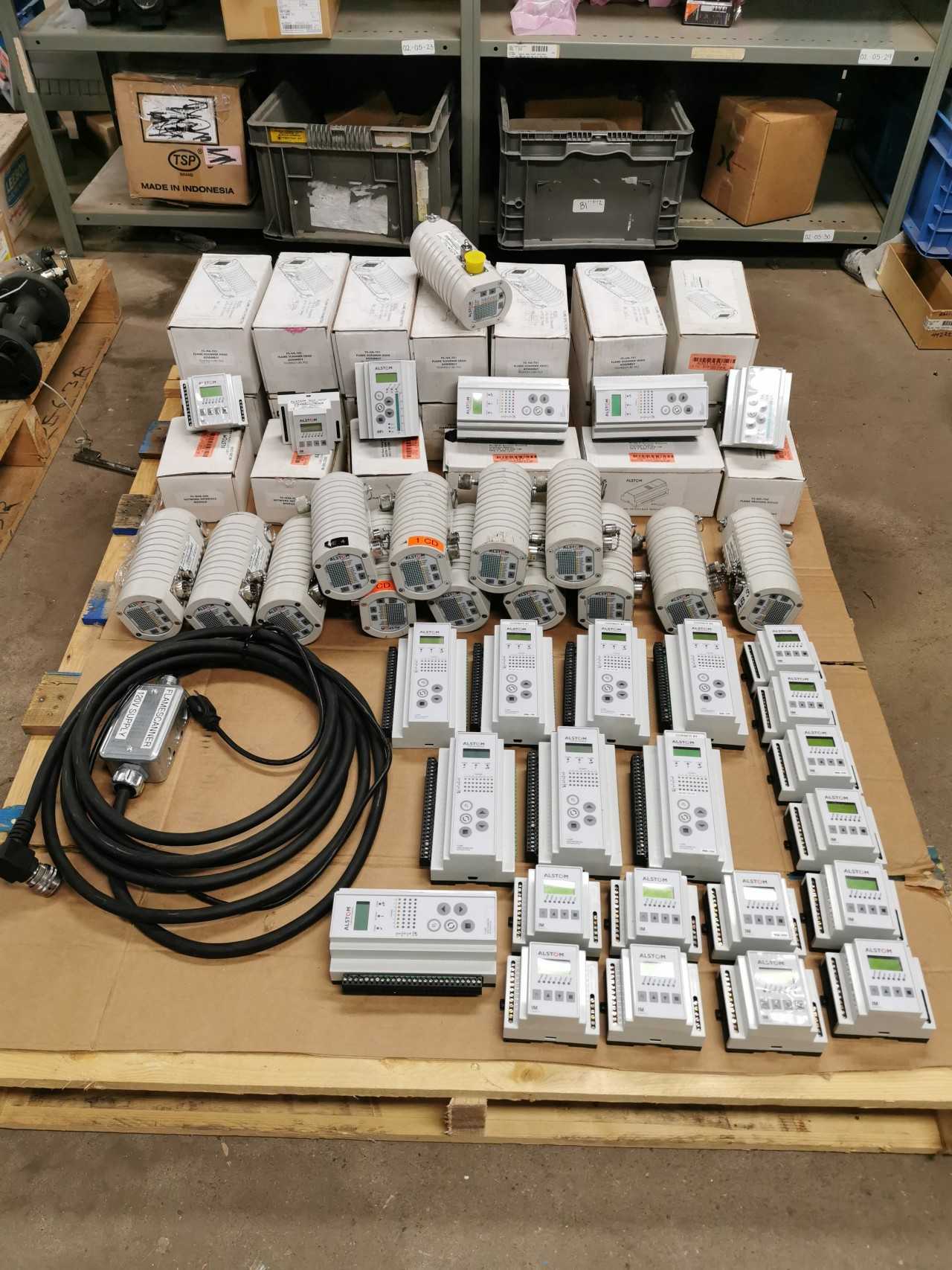 Lot of Alstom Flame Scanners & Interface Modules - PROCESS EQUIPMENT