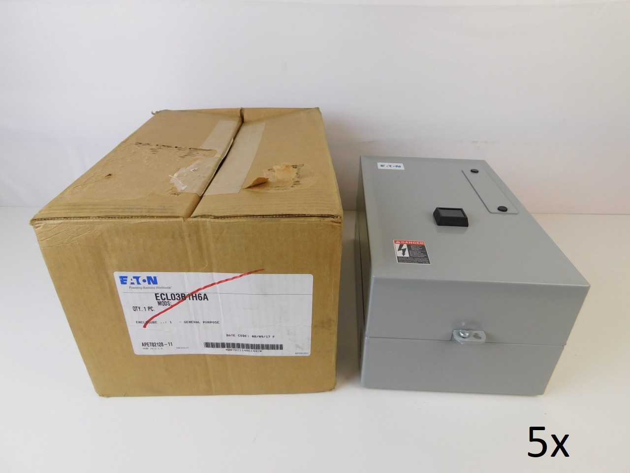 Lot of Quantity 5x ECL03B1H6A Lighting Contactors - LIGHTING