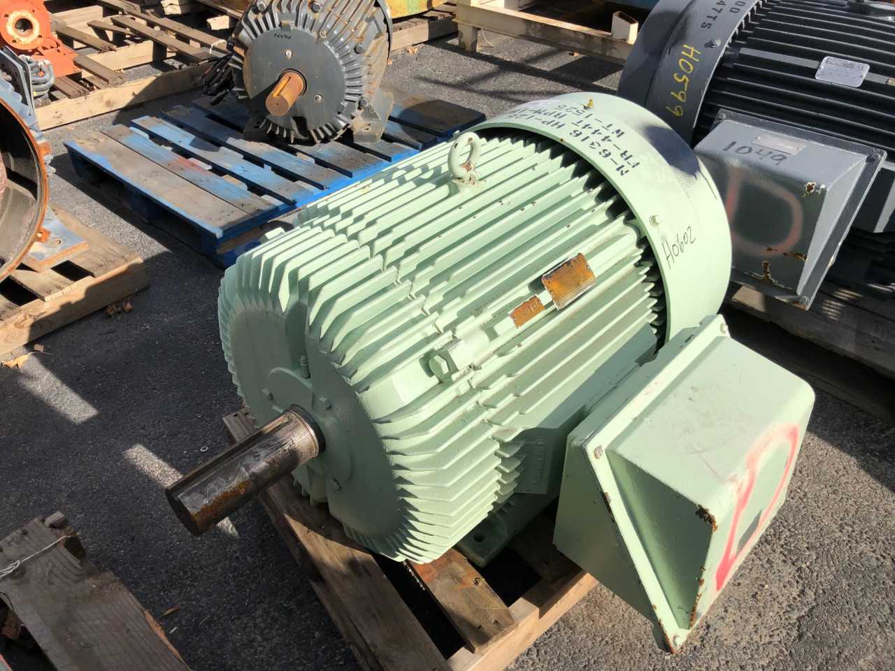 125 HP 1800 RPM 444T Frame Reliance Motor Rebuilt - ELECTRIC MOTORS