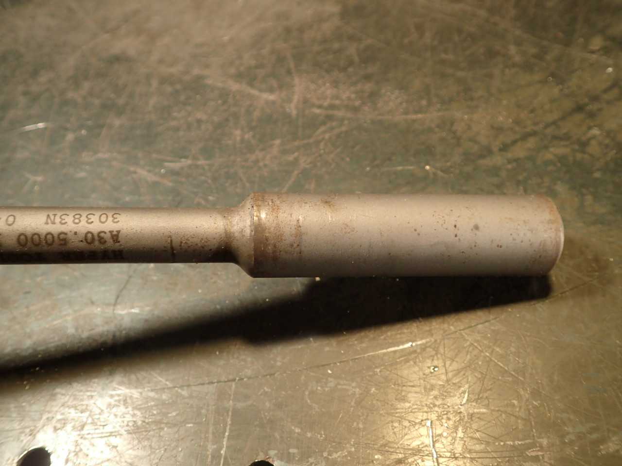 Hyper Tool 1/2" .500 x 28.75" OAL Coolant Fed Deep Hole Gun Drill Carbide Tipped - MACHINING ACCESSORIES & TOOLING