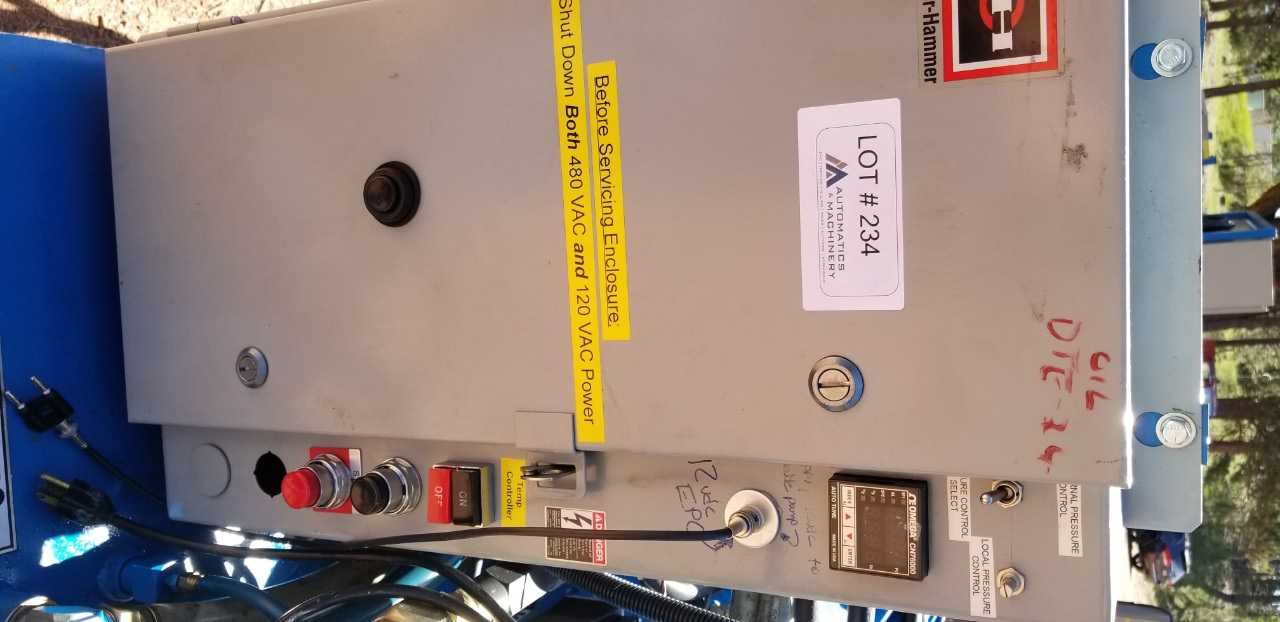 Motion Industries Test Stand - METAL INSPECTION EQUIPMENT