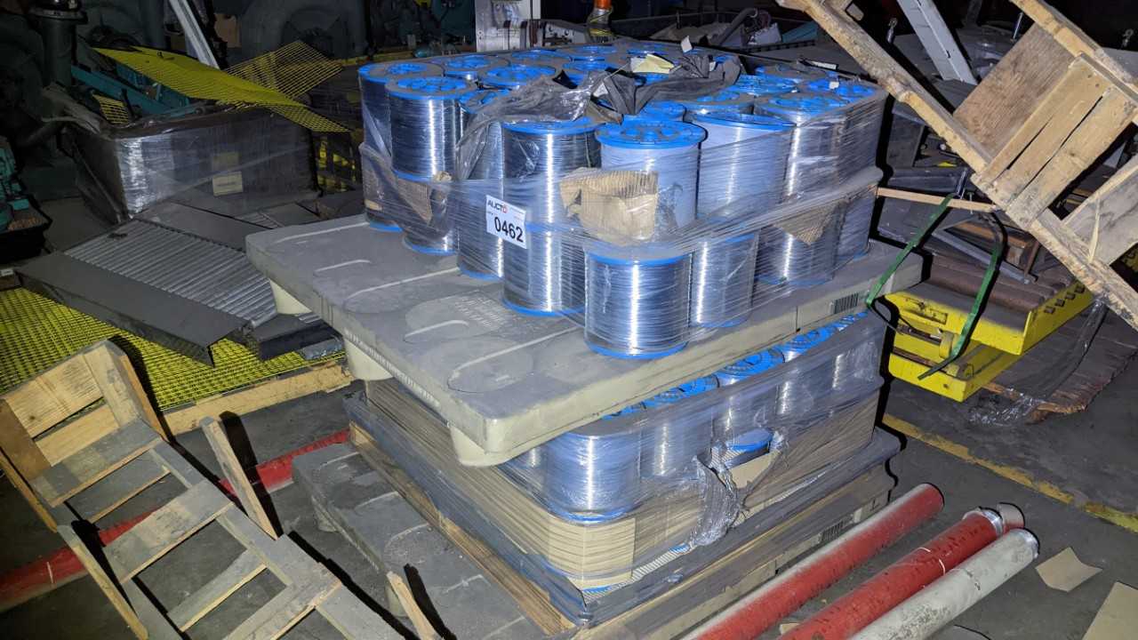 PALLET OF COATED WIRE - ELECTRICAL COMPONENTS