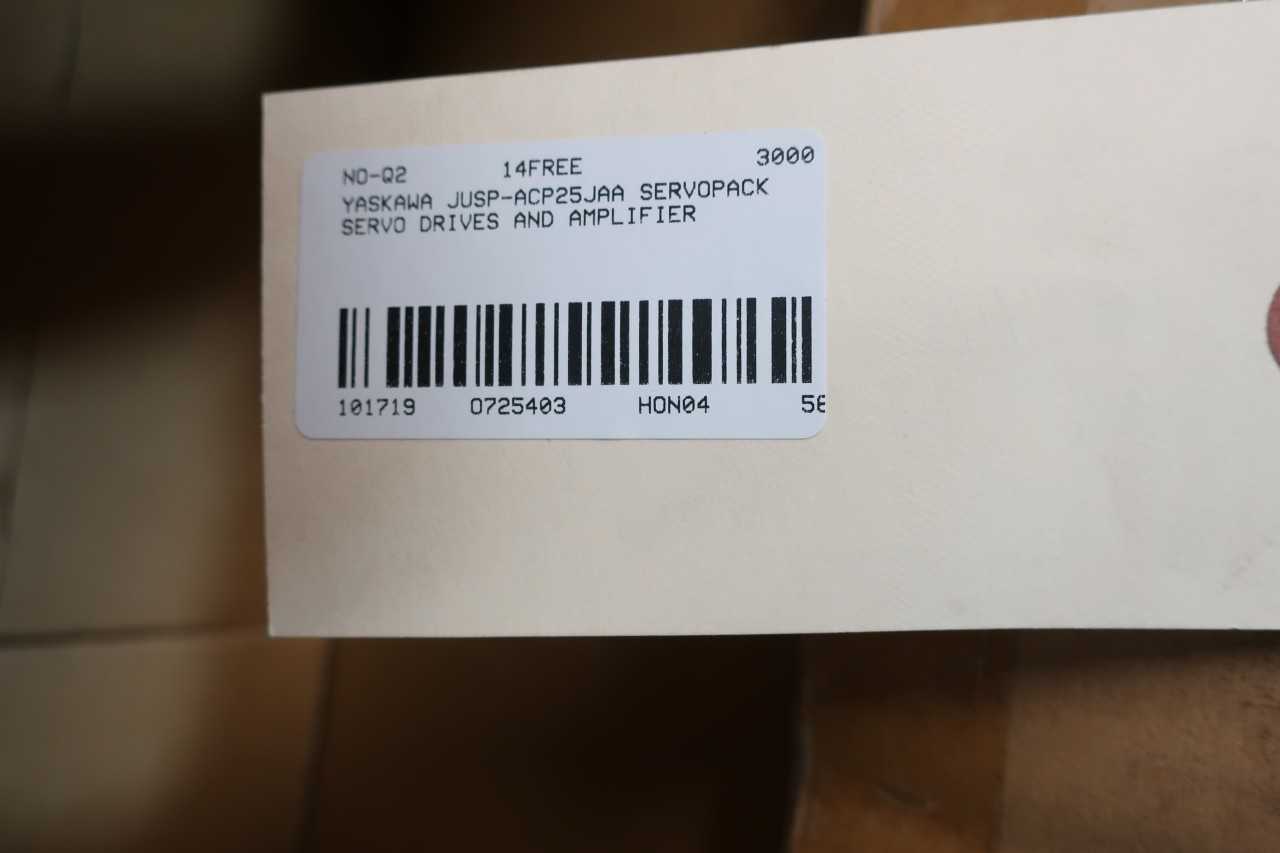 YASKAWA JUSP-ACP25JAA SERVOPACK SERVO DRIVES AND AMPLIFIER - SERVO