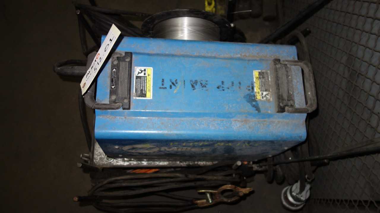 MILLER XMT 350 CC/CV 907161 AUTO-LINE MULTIPROCESS WELDER WITH CART AND ACCESSORIES - WELDING EQUIPMENT