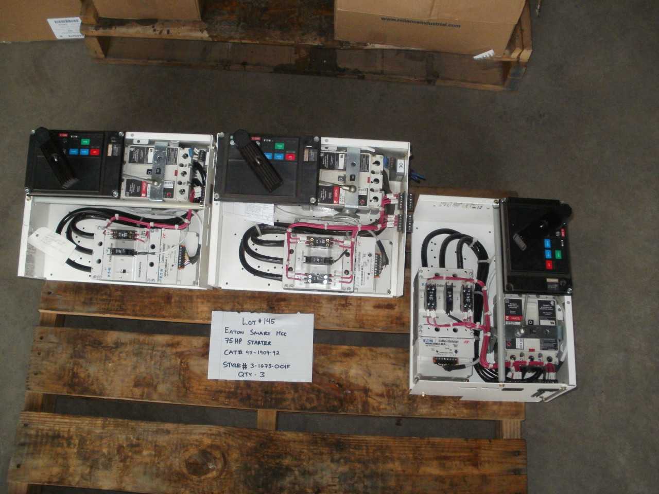 EATON SMART MCC 75 HP STARTER CAT # 97-1909-42 - MOTOR STARTERS