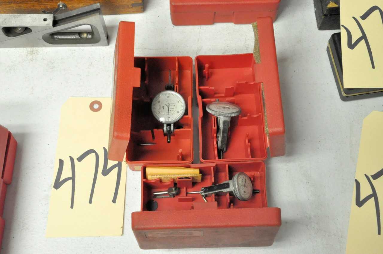 Lot-(3) Small Dial Force Indicators with Cases - ELECTRIC POWER TOOLS