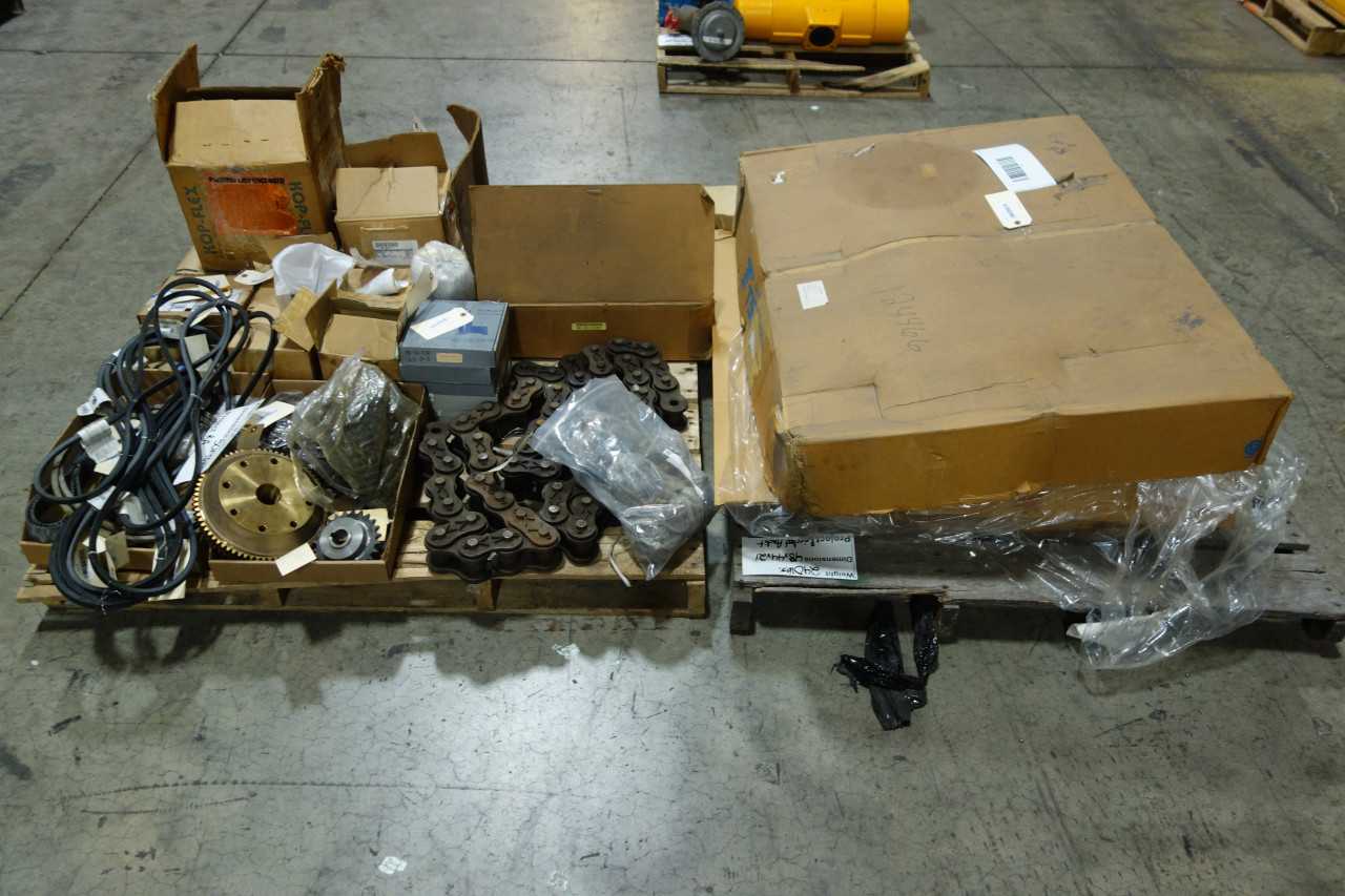 2 PALLETS OF POWER TRANSMISSION PARTS - POWER TRANSMISSION