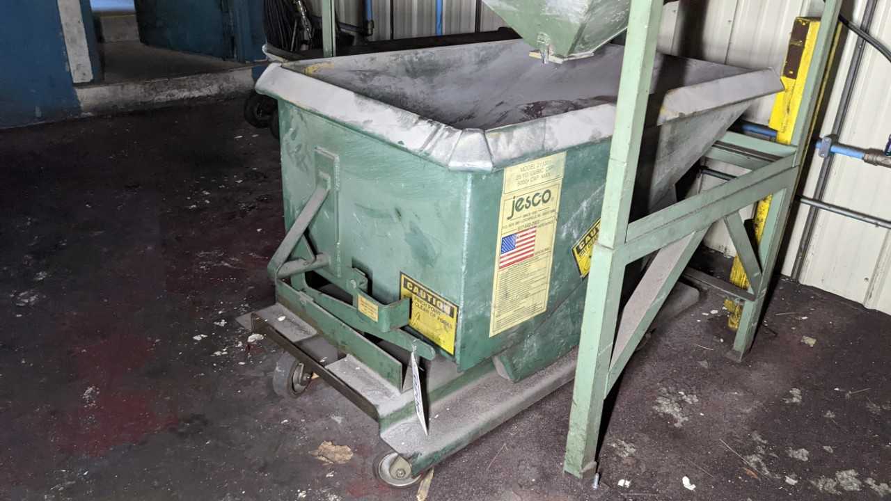 Jesco heavy duty hopper model 211301 - FOOD & BEVERAGE Jesco heavy duty hopper model 211301 - FOOD & BEVERAGE