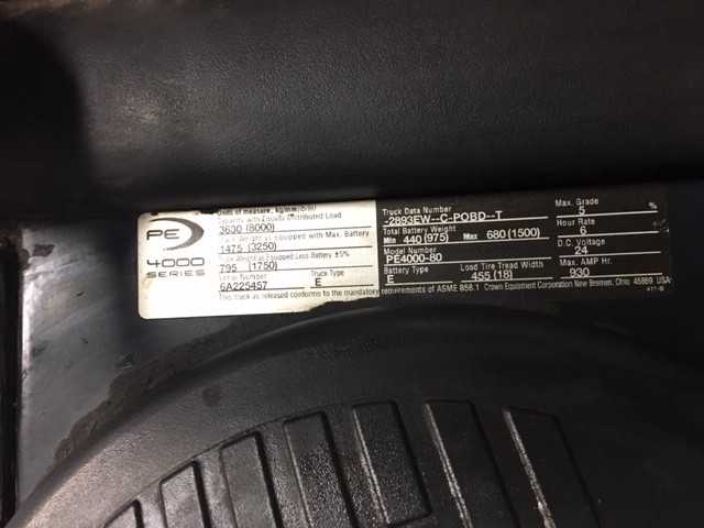 2005 Crown PE4000-80 double rider pallet jack, Lemoyne, PA - MANUAL PALLET JACKS