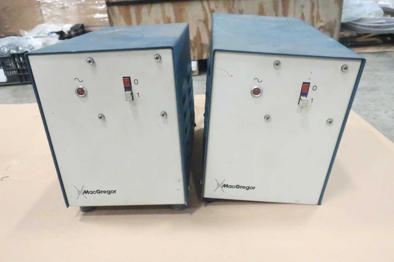 LOT OF 2 MACGREGOR DC10 MODEL POWER SUPLIES - ELECTRIC POWER TOOLS