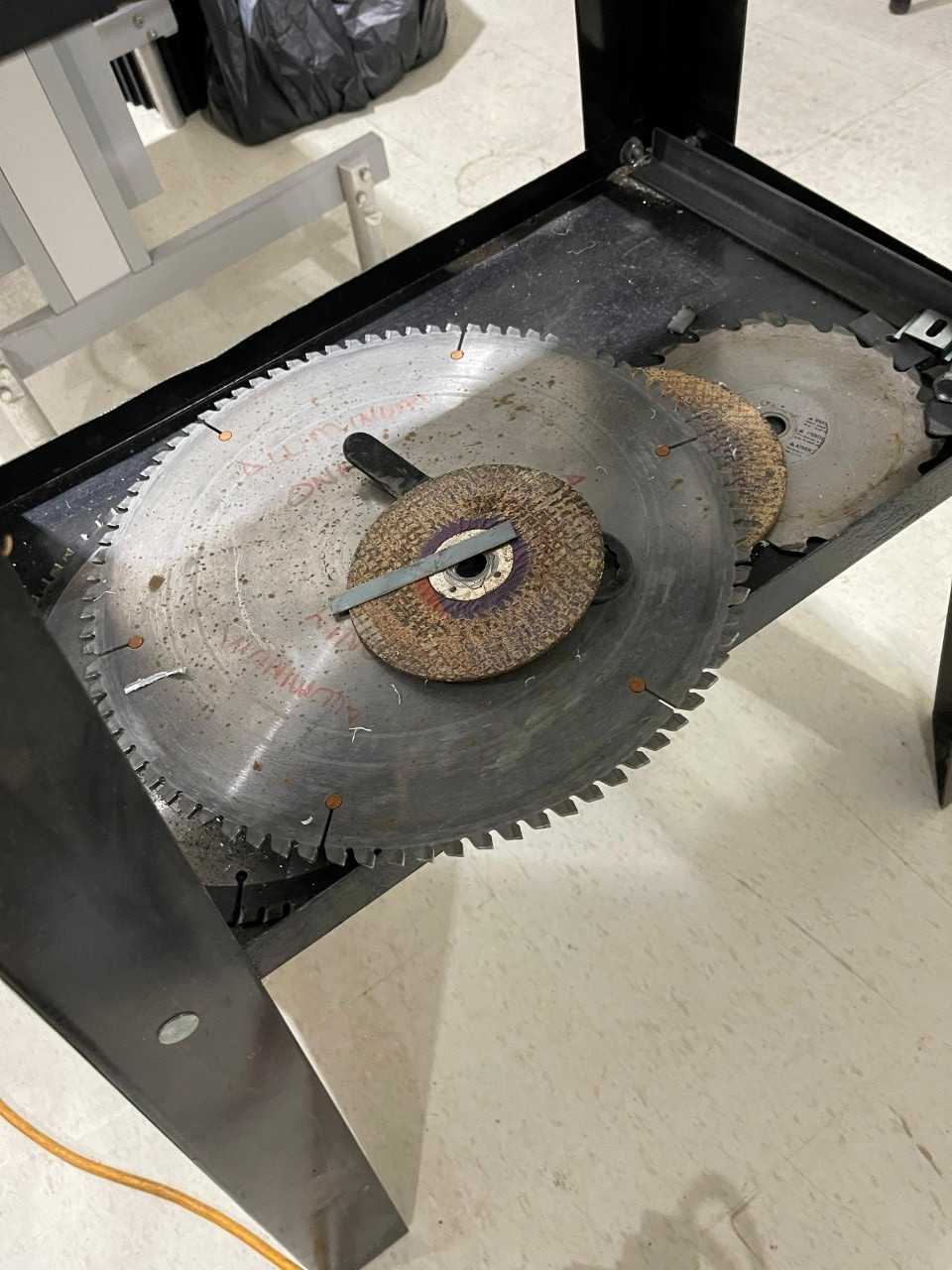 Black & Decker Chop Saw on Stand - ELECTRIC POWER TOOLS