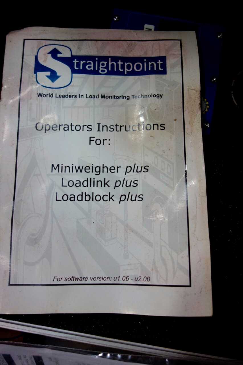 LOT OF 2 SP STRAIGHTPOINT LOADLINK PLUS DIGITAL DYNAMOMETERS - ELECTRIC POWER TOOLS