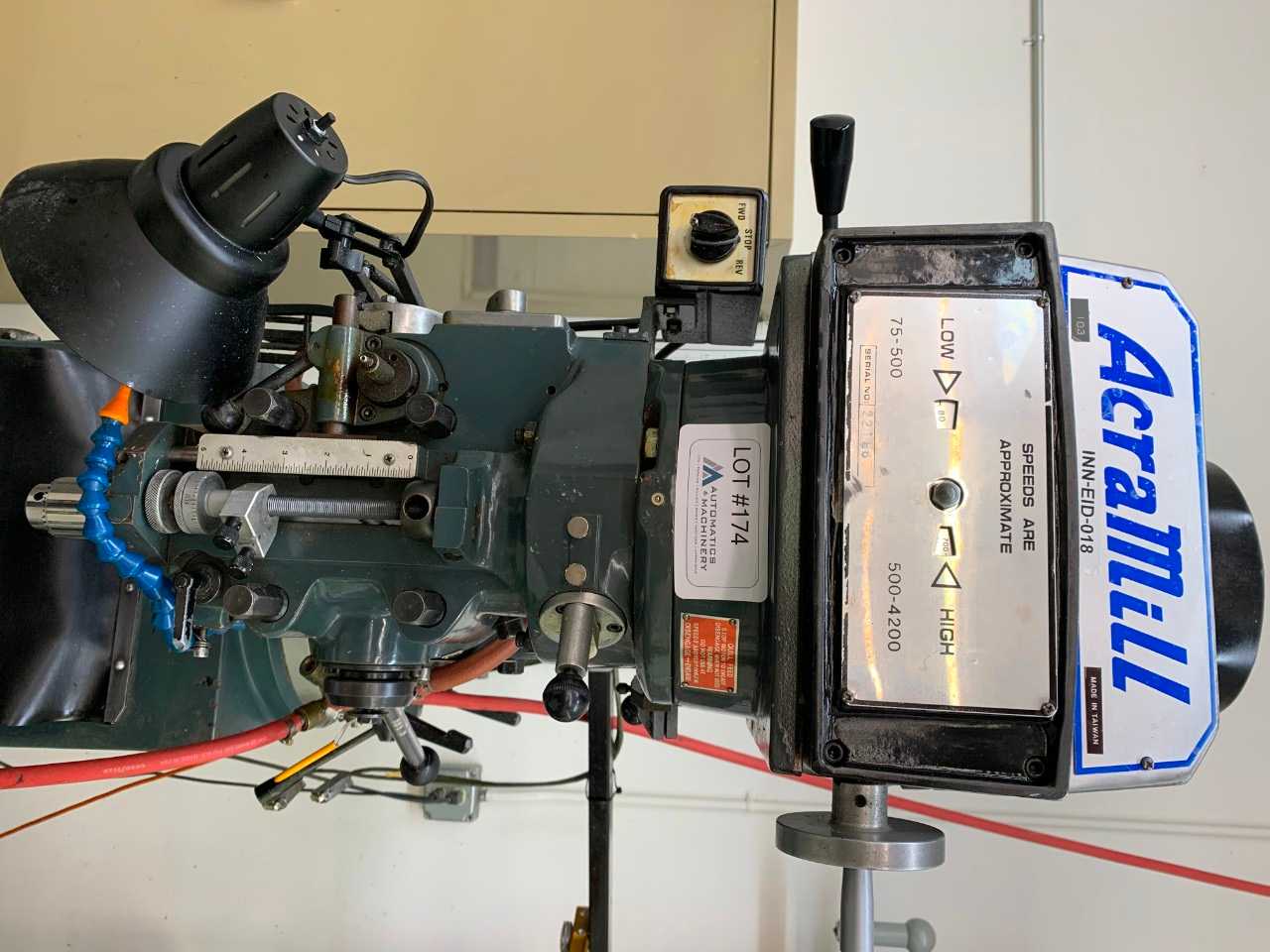 AcraMill Manual Knee Mill - MILLING MACHINES