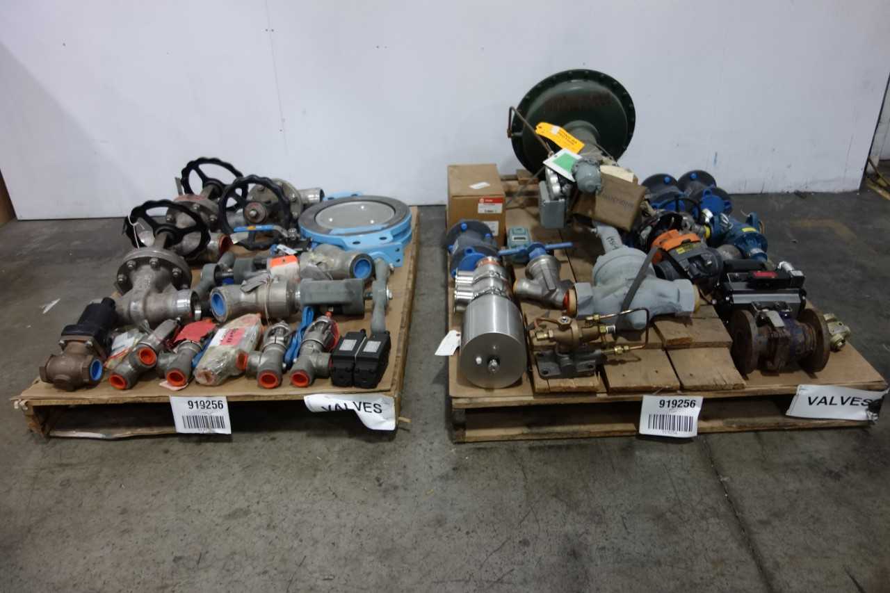 2 PALLETS OF ASSORTED VALVES - VALVES