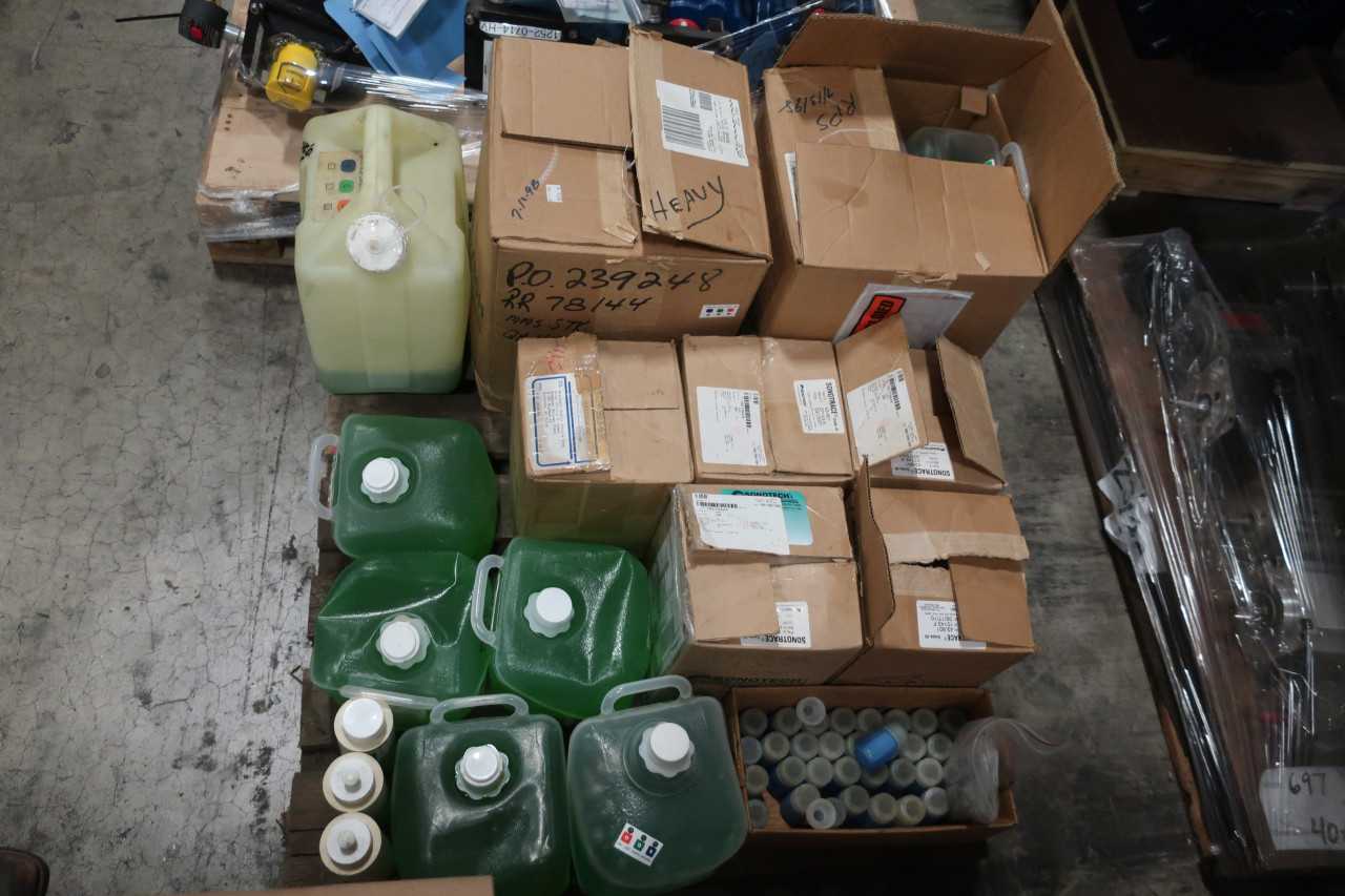 1 PALLET OF ASSORTED ULTRASONIC COUPLANTS - MISCELLANEOUS
