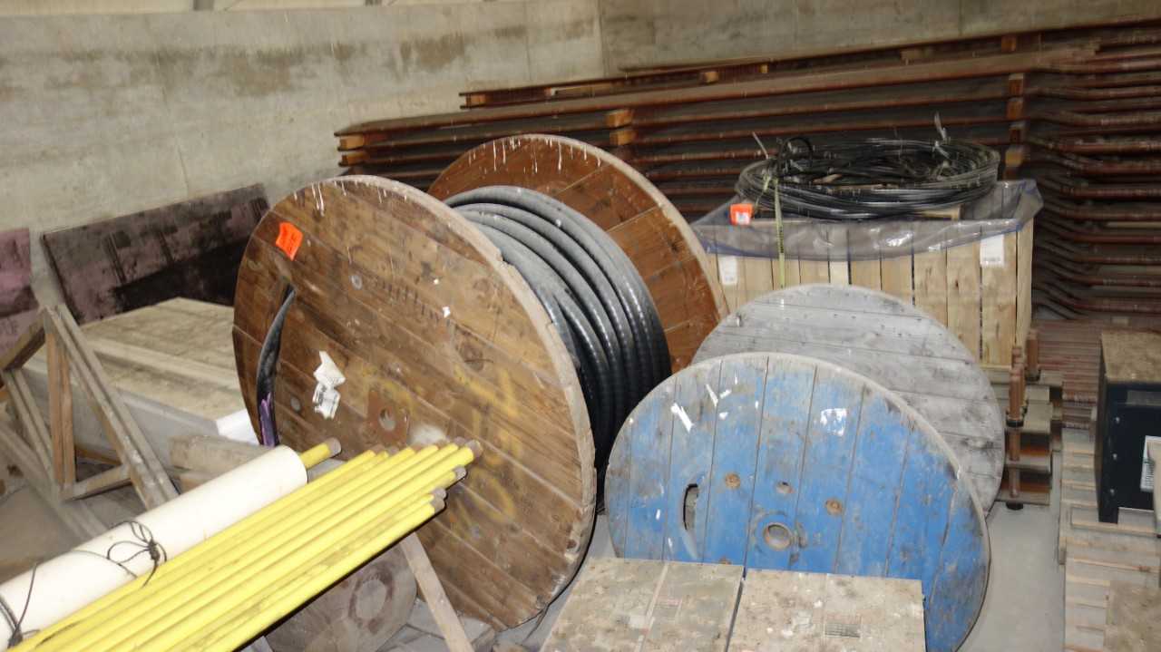 LOT OF 2 ASSORTED WIRE SPOOL - ELECTRICAL COMPONENTS