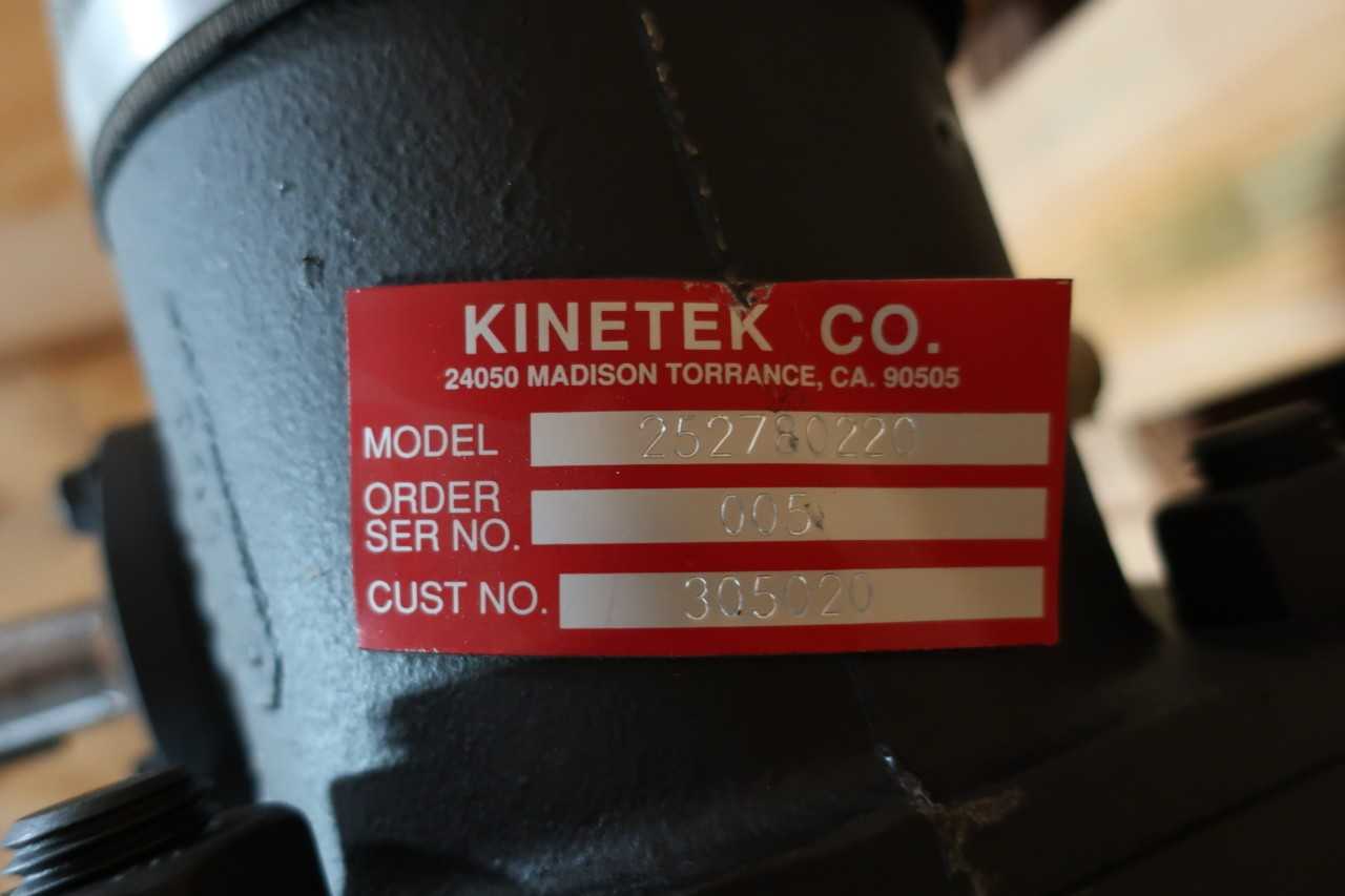 KINETEK 252780220 CCI DRAG PNEUMATIC VALVE ACTUATOR - VALVES