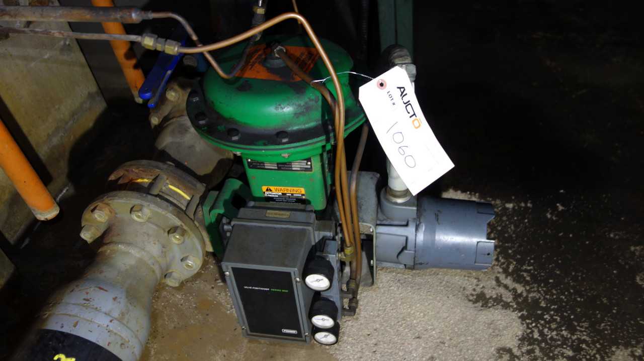 FISHER 8560 CONTROL VALVE 4IN CL150 - SPLIT CASE PUMP