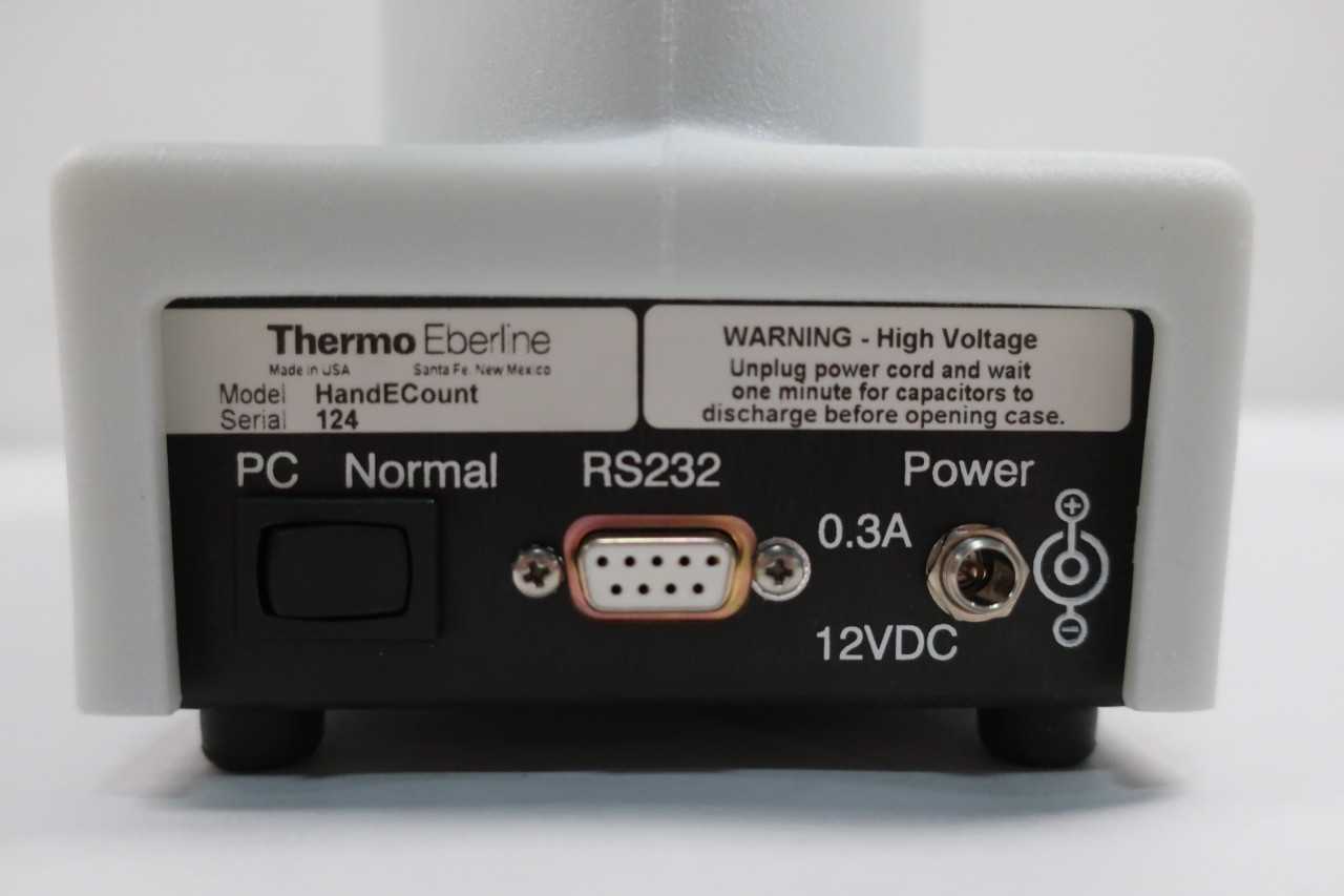THERMO EBERLINE PORTABLE COUNTER - ELECTRICAL TESTING EQUIPMENT