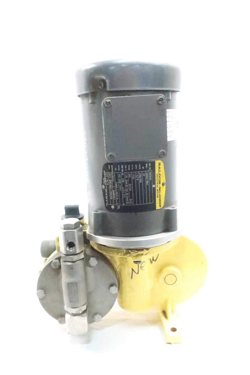 MILTON ROY RP1107241XSESEM2NN METERING PUMP 1.5GPH 100PSI 230/460V-AC - METERING PUMP MILTON ROY RP1107241XSESEM2NN METERING PUMP 1.5GPH 100PSI 230/460V-AC - METERING PUMP