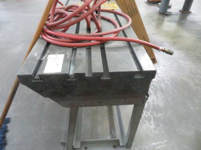 "T" Slotted Table, 138" x 20" W x 36" H - MISCELLANEOUS